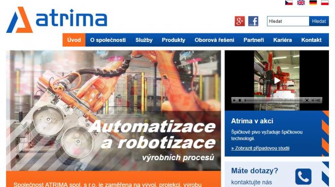 Nové firemní stránky