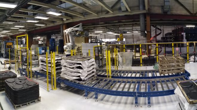 Depalletizer for automotive