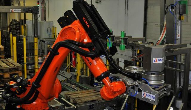 Palletization a depalletization of KEGs