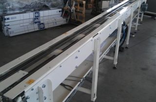 Conveyors for aluminium motor blocks