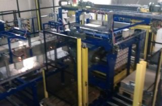 1. Absteigender Palettierer für Kartons