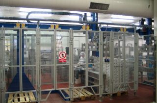 3. Palletiser for trays with cups