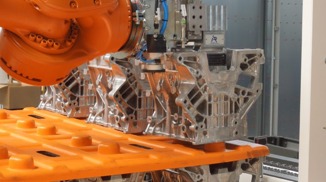 Robotic palletization, conveyors and linear manipulator