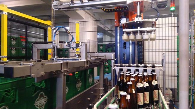 BOTTLE INSERTERS AND UNLOADERS