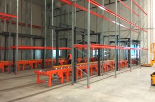 5. Dopravní systém palet do mrazírny pro potravinářský průmysl