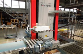 2. AP 112 sestupný paletizátor kartonů pro potravinářství