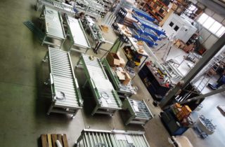 4. Transportsystem für Paletten