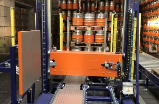 5. Roboterpalettierung für KEG-Fässer