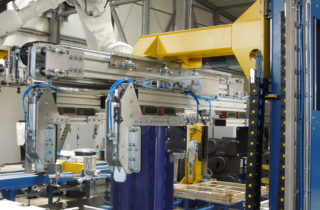 4. Robotická depaletizace ráfků kol