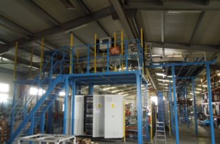 4. Kartons Palettierung für die Lebensmittelindustrie