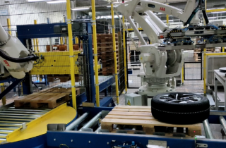 3. Robotická paletizace kol