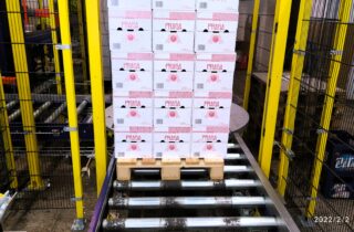 4. Paletizace přepravek a kartonů